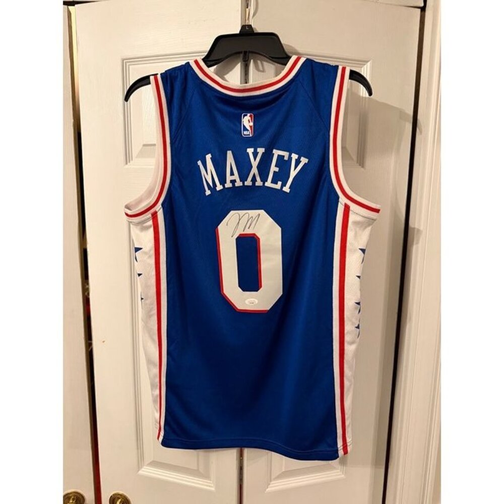Tyrese Maxey signed autographed Philadelphia 76ers Nike Swingman Jersey JSA